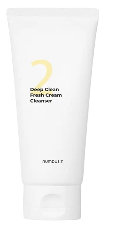 Emulsja nawilżająca do mycia twarzy - Numbuzin No.2 Deep Clean Fresh Cream Cleanser  — Zdjęcie N1