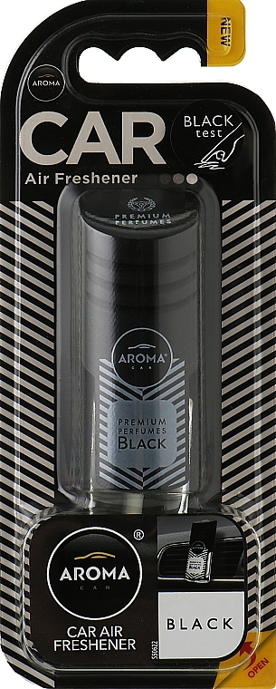 Samochodowy odświeżacz powietrza Czarny - Aroma Car Prestige Vent — Zdjęcie N1