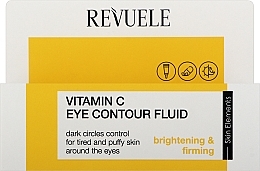 Fluid do konturowania oczu z witaminą C - Revuele Vitamin C Eye Contour Fluid — Zdjęcie N2