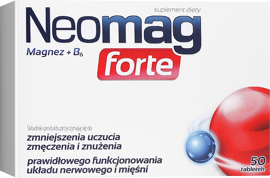 Suplement diety na przebarwienia skóry - Aflofarm NeoMag Forte — Zdjęcie N1