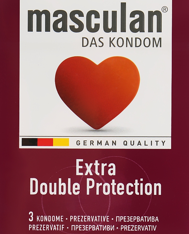 Prezerwatywy Extra Double Protection - Masculan