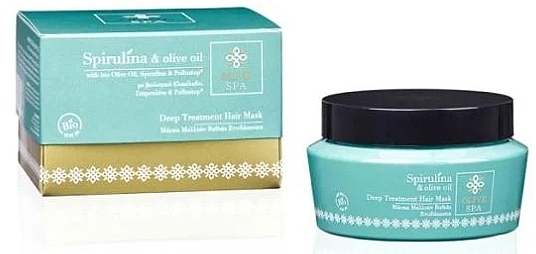 Maska do włosów - Olive Spa Spirulina Deep Treatment — Zdjęcie N1