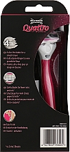 Jednorazowe maszynki do golenia, 1 szt. - Wilkinson Sword Quattro for Women Gift Box — Zdjęcie N2