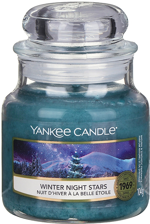 Świeca zapachowa w słoiku - Yankee Candle Winter Night Stars Jar Candle — Zdjęcie N2