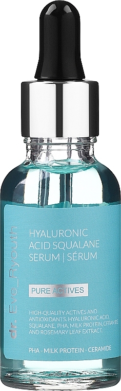 Aktywne serum z kwasem hialuronowym - Dr. Eve_Ryouth Hyaluronic acid Squalane Hydro Boost Active Serum  — Zdjęcie N1