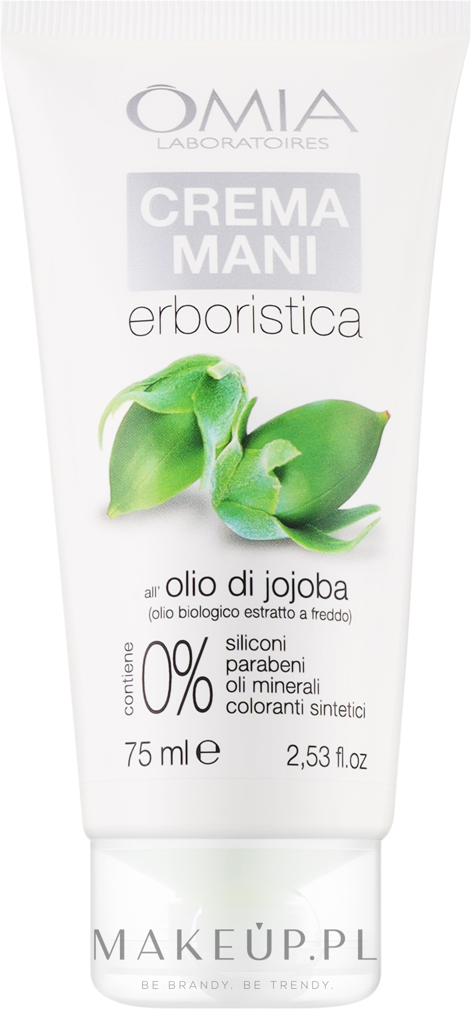 Krem do rąk z olejem jojoba - Omia Laboratori Ecobio Handcreme Jojoba  — Zdjęcie 75 ml