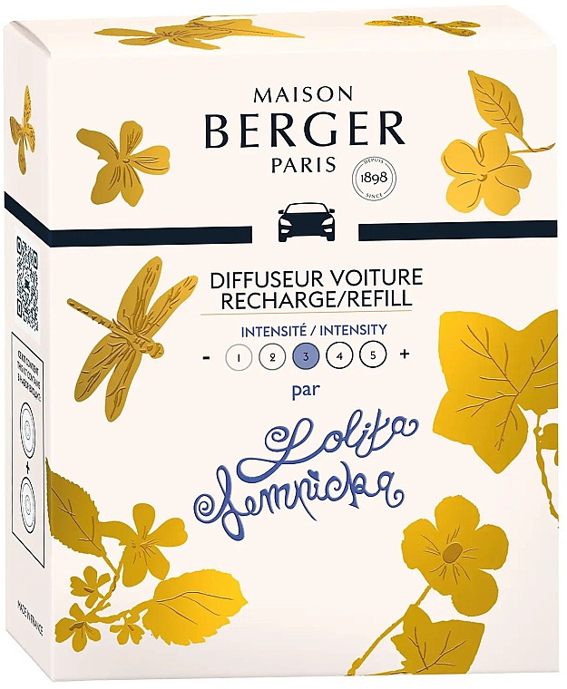Maison Berger Lolita Lempicka - Odświeżacz do samochodu (wkład uzupełniający) — Zdjęcie N1