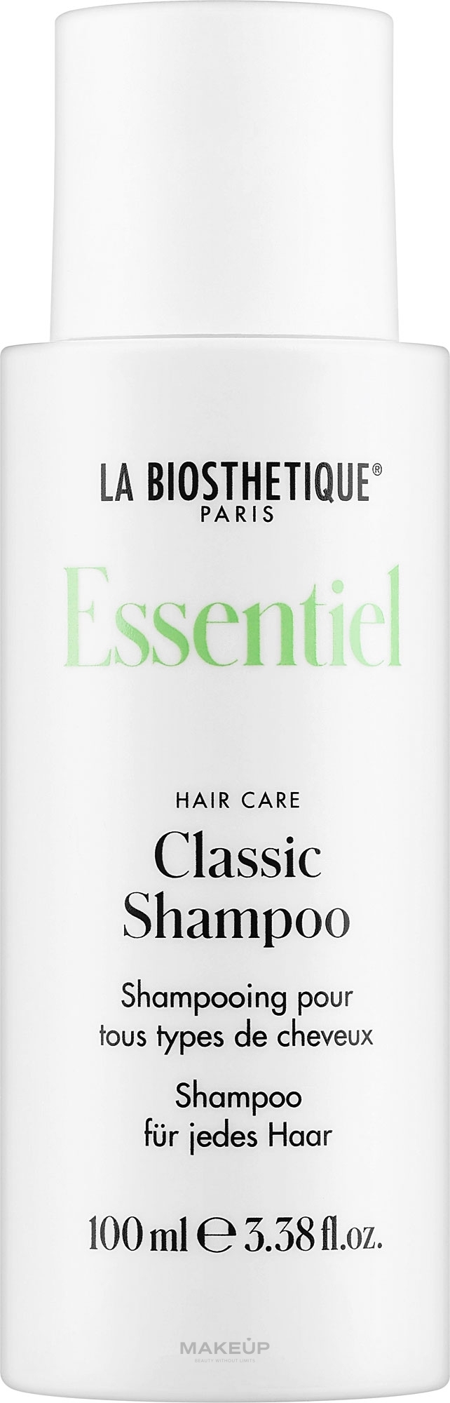 Szampon do włosów - La Biosthetique Essentiel Classic Shampoo — Zdjęcie 100 ml