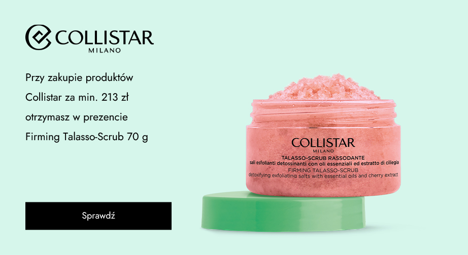 Przy zakupie produktów Collistar za min. 213 zł otrzymasz w prezencie Firming Talasso-Scrub 70 g.