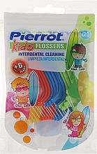 Flossery nici dentystycznych dla dzieci, 20 szt. - Pierrot Kids Flossers №20 Ref.359 — Zdjęcie N1