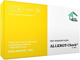 Test diagnostyczny alergii - Lab.Home Allergy-Check — Zdjęcie N1