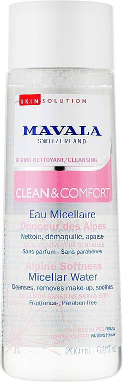 Woda micelarna - Mavala Clean & Comfort Alpine Softness Micellar Water
