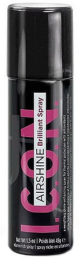 Nabłyszczający spray do włosów - I.C.O.N. Liquid Fashion Airshine Brilliant Spray — Zdjęcie N1