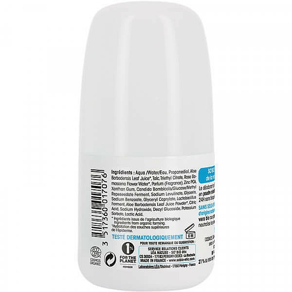 Dezodorant w kulce z aloesem - So'Bio Etic Aloe Vera Deodorant Roll-on — Zdjęcie N3