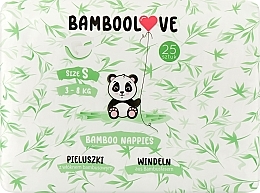 Pieluszki bambusowe, S (3-8 kg ), 25 szt. - Bamboolove — Zdjęcie N1