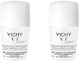 Kup Zestaw - Vichy Sensitive Anti-Transpirant 48H2 (deo/50ml + deo/50ml)