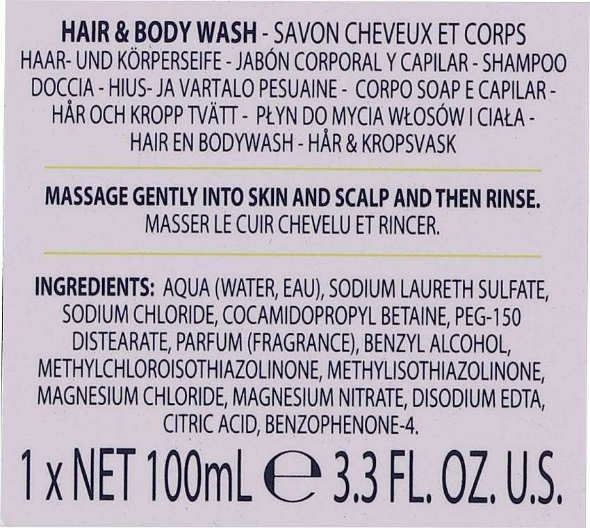 Zestaw dla mężczyzn - Baylis & Harding Men's Citrus Lime & Mint Bag (hair/body/wash 100 ml + face/wash 100 ml + a/sh/balm 100 ml + acc) — Zdjęcie N3