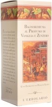 Pianka do kąpieli Wanilia i imbir - L'Erbolario Vaniglia & Zenzero Bagnoschiuma — Zdjęcie N2