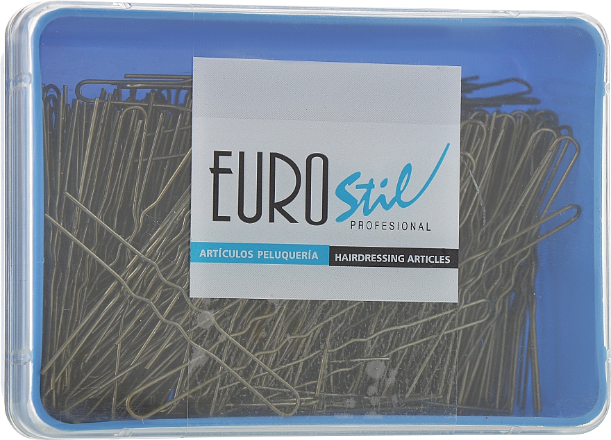 Szpilki do włosów faliste, 01616, 55 mm - Eurostil — Zdjęcie N1
