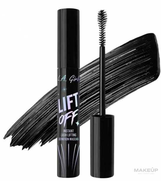 Tusz do rzęs - L.A. Girl Mascara Lift Off — Zdjęcie GMS662 - Super Black