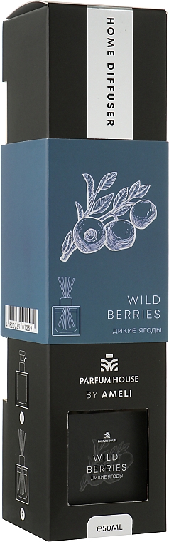 Dyfuzor Dzikie jagody - Parfum House By Ameli Home Diffuser Wild Berries — Zdjęcie N1