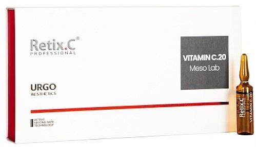 Ampułka do twarzy z witaminą C - Retix.C Meso Lab Vitamin C.20 — Zdjęcie N1