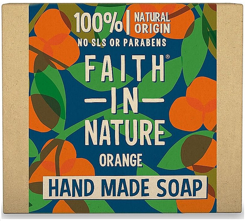 Mydło do rąk z pomarańczą - Faith In Nature Orange Hand Made Soap — Zdjęcie N1