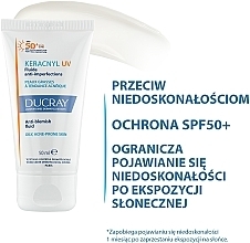 Fluid przeciw niedoskonałościom do twarzy - Ducray Keracnyl UV Anti Blemish Fluid SPF50+ — Zdjęcie N4