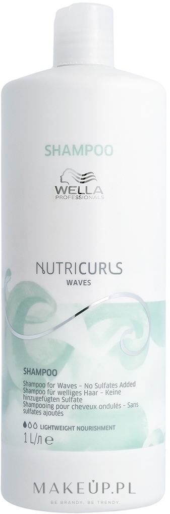 Szampon do włosów falowanych bez siarczanów - Wella Professionals Nutricurls Waves Shampoo — Zdjęcie 1000 ml