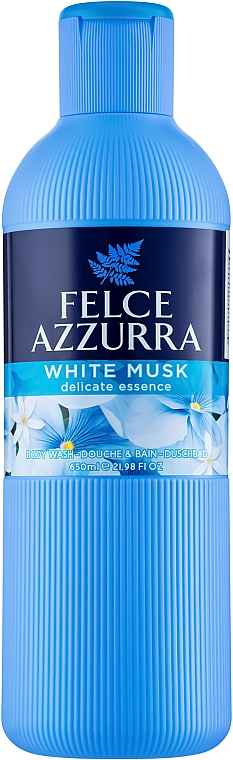 Żel pod prysznic i płyn do kąpieli Białe piżmo - Felce Azzurra White Musk Shower Gel And Bath Foam — Zdjęcie N1