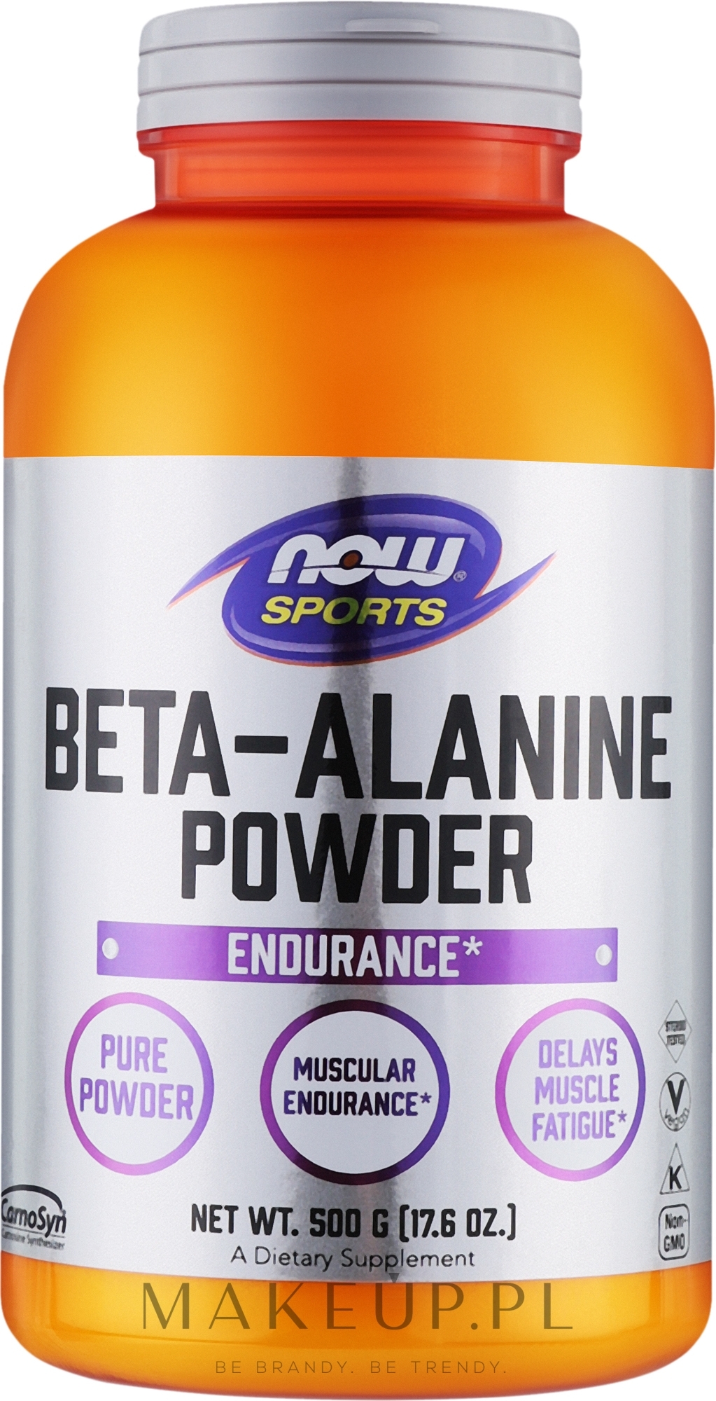 Beta-alanina w proszku - Now Foods Beta-Alanine Sports — Zdjęcie 500 g