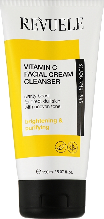 Krem do mycia twarzy z witaminą C - Revuele Vitamin C Facial Cream Cleanser — Zdjęcie N1