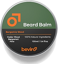 Balsam do brody - Beviro Bergamia Wood Beard Balm — Zdjęcie N3