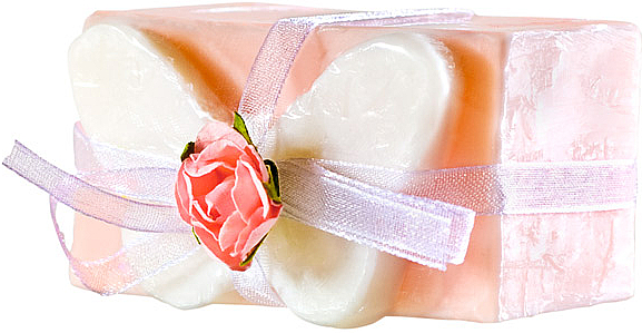 Glicerynowe mydło Różowy motyl - Organique Soaps — Zdjęcie N1
