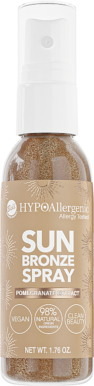 Hipoalergiczny spray brązujący do ciała - Bell Hypoallergenic Sun Bronze Spray — Zdjęcie N1