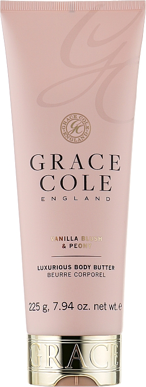 Masło do ciała Kwitnąca wanilia i piwonia - Grace Cole Vanilla Blush & Peony Luxerious Body Butter — Zdjęcie N1