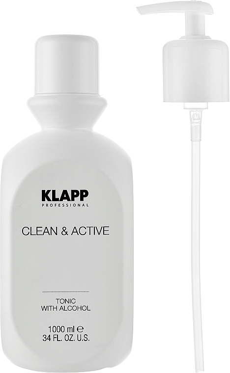 Tonik do twarzy - Klapp Clean & Active Tonic with Alcohol — Zdjęcie N5