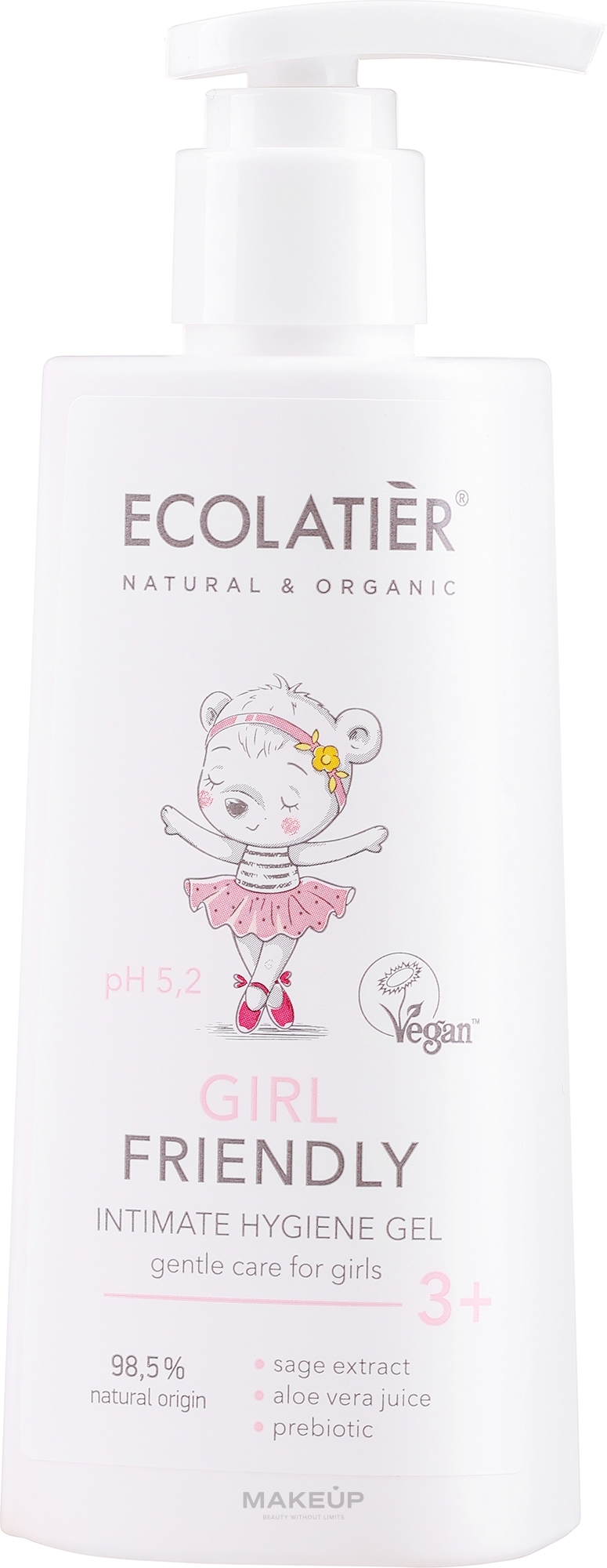 Żel do higieny intymnej dla dziewczynek - Ecolatier Baby Intimate Gel Girls' Friendly — Zdjęcie 150 ml