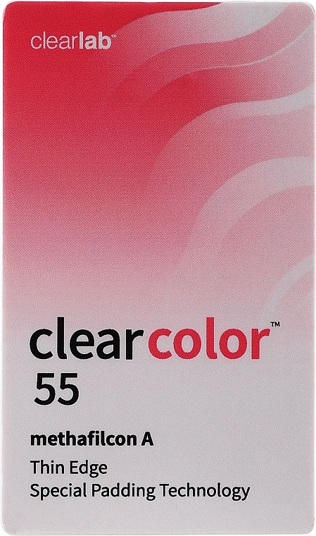 PRZECENA! Soczewki kontaktowe, niebieskie, 2 szt. - Clearlab Clear Color 55 * — Zdjęcie N1