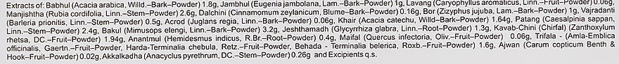 Naturalna ajurwedyjska pasta do zębów, 18 indyjskich ziół - Vicco Vajradanti 18 Herbs And Barks — Zdjęcie N7