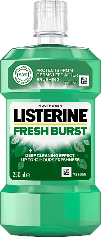 Płyn do płukania jamy ustnej Silne zęby, zdrowe dziąsła - Listerine Fresh Burst Mouthwash