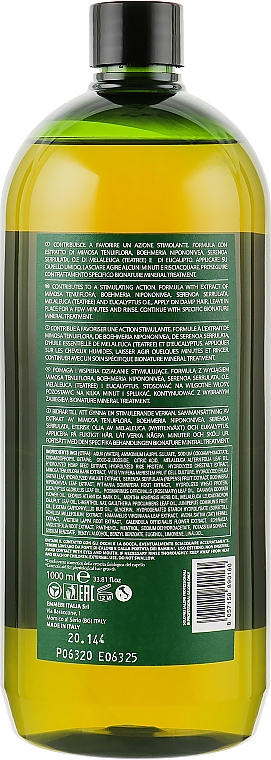 Szampon przyspieszający wzrost włosów z olejkiem z drzewa herbacianego - Emmebi Italia BioNatural Mineral Treatment Growth Factor Shampoo — Zdjęcie N2