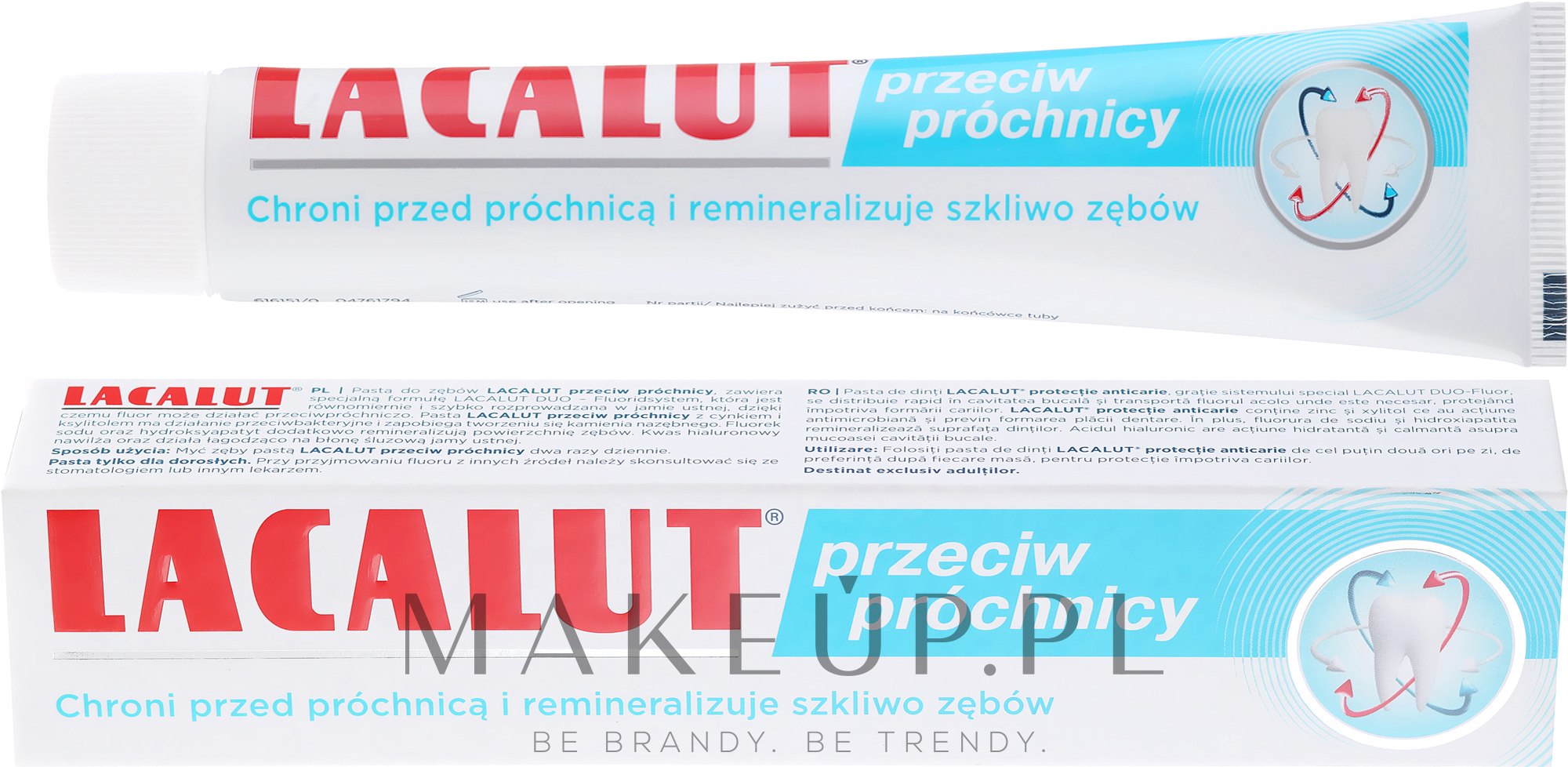 Pasta do zębów przeciw próchnicy - Lacalut — Zdjęcie 75 ml