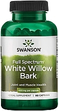 Kup Suplement diety z ekstraktem z kory wierzby białej, 400 mg - Swanson White Willow Bark