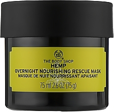 Odżywcza maska do twarzy na noc Konopie - The Body Shop Hemp Overnight Nourishing Rescue Mask — Zdjęcie N1