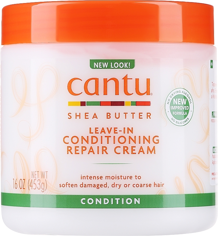 Krem bez spłukiwania z masłem shea - Cantu Shea Butter Leave in Conditioning Repair Cream — Zdjęcie N1