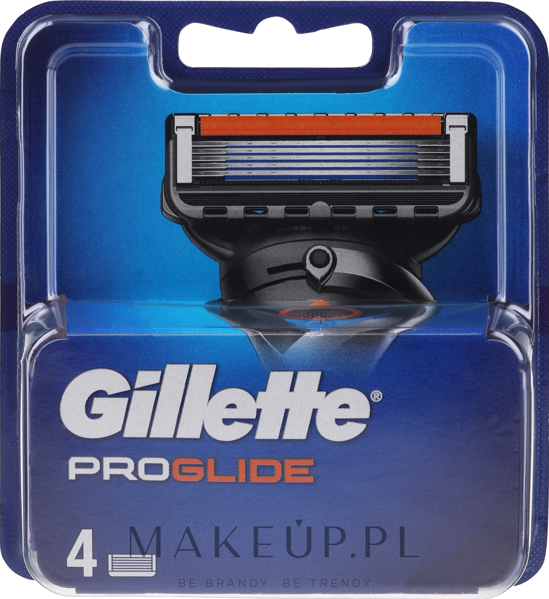 Wymienne wkłady do maszynki do golenia, 4 szt. - Gillette Fusion ProGlide — Zdjęcie 4 szt.