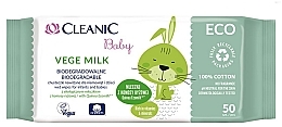 Kup Biodegradowalne chusteczki nawilżane dla niemowląt i dzieci - Cleanic Eco Baby Vege