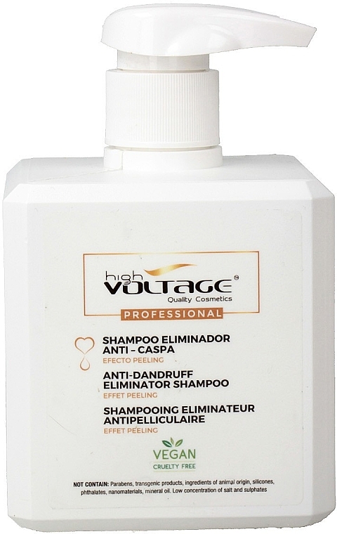 Szampon przeciwłupieżowy - Voltage Anti-Dandruff Eliminator Shampoo Effect Peeling — Zdjęcie N1