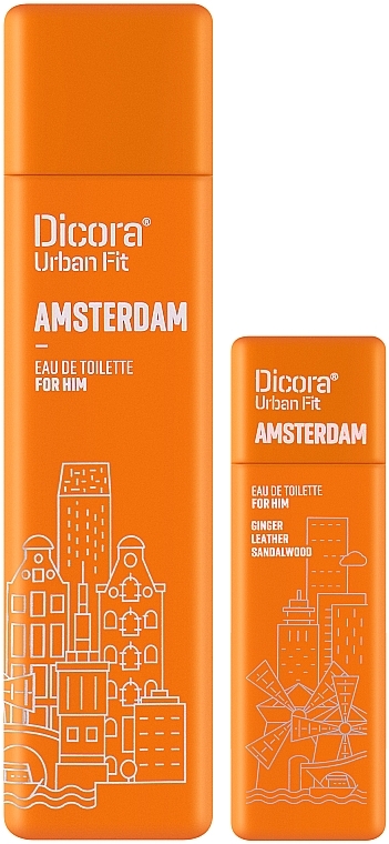 Dicora Urban Fit Amsterdam - Zestaw (edt 100 ml + edt 30 ml) — Zdjęcie N2